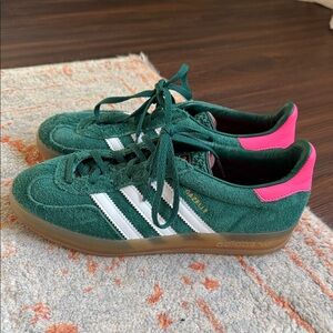 Adidas Green Pink Gazelle 💚 6.5